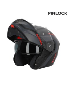 casco modular acerbis tdc gris y negro talla l 0025313 293
