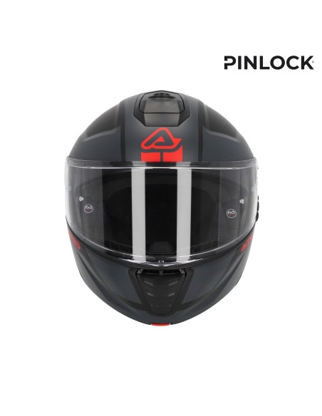 casco modular acerbis tdc gris y negro talla l 0025313 293