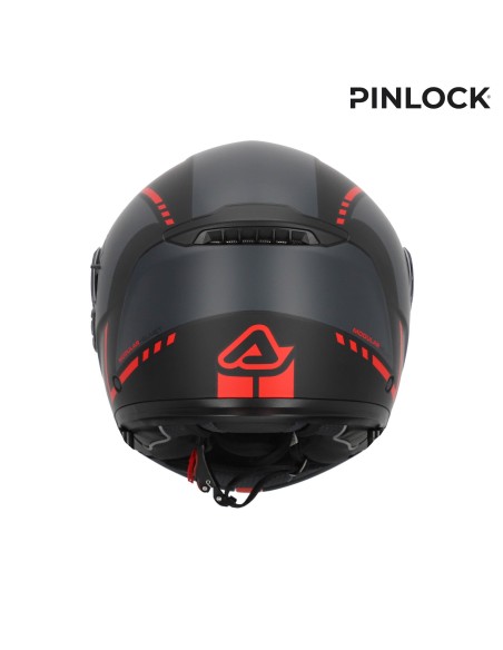 casco modular acerbis tdc gris y negro talla l 0025313 293