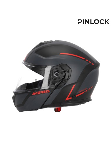 casco modular acerbis tdc gris y negro talla l 0025313 293