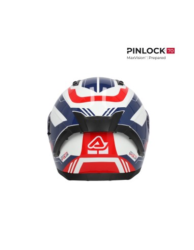 casco integral acerbis homologacion 22 06 blanco azul y rojo 0026016 034 talla s