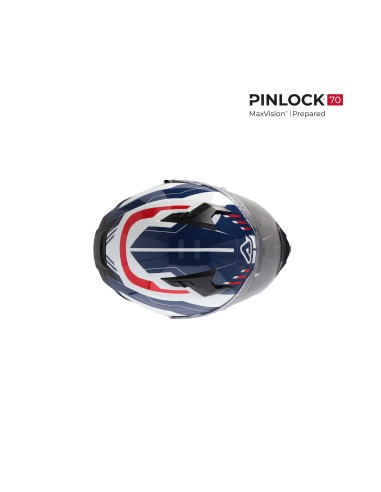casco integral acerbis homologacion 22 06 blanco azul y rojo 0026016 034 talla s