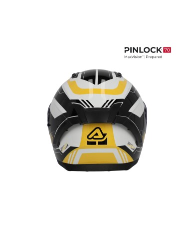 casco integral acerbis homologacion 22 06 negro y amarillo 0026016 318 talla s
