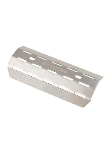 protector termico de escape oxford ox878 scrambler acero inoxidable