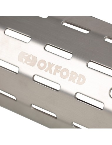 protector termico de escape oxford ox878 scrambler acero inoxidable