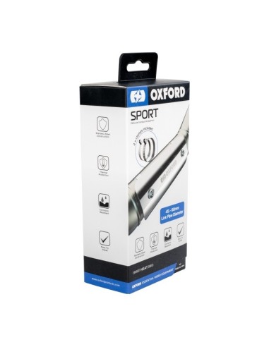 protector termico de escape oxford ox879 sport acero inoxidable