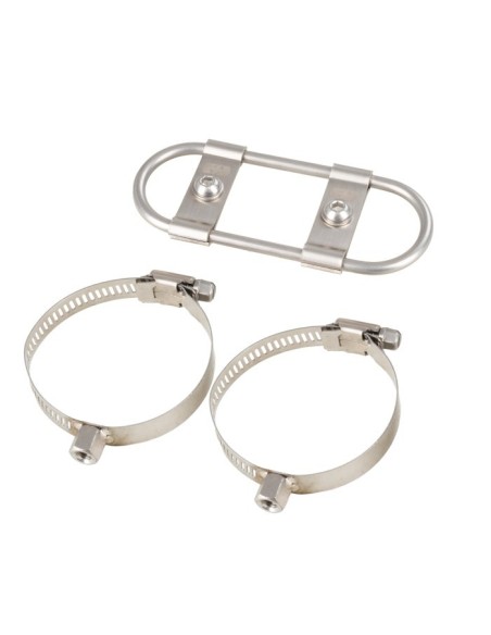 protector termico de escape oxford ox881 cafe racer acero inoxidable