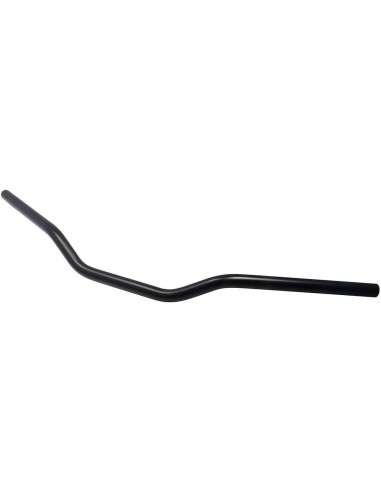 manillar moto trw mcl127ss superbike elegance acero negro 22 mm