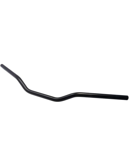 manillar moto trw mcl127ss superbike elegance acero negro 22 mm
