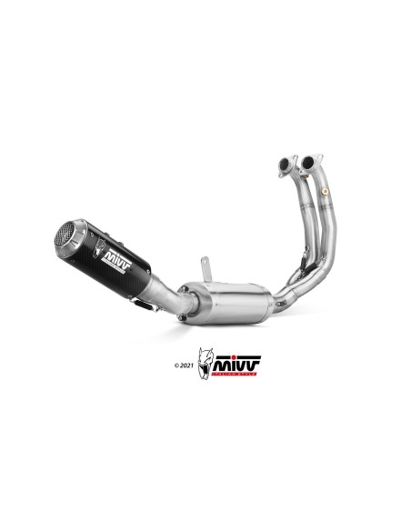 escape completo mivv 2x1 mk3 carbono aprilia rs 660 2020 25 tuono 660 2021 24 a 013 sm3c