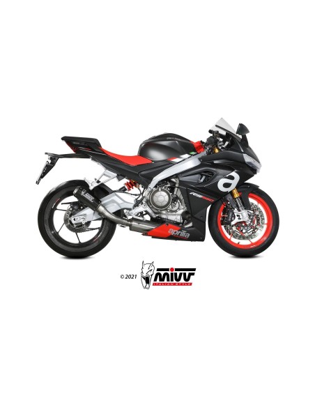 escape completo mivv 2x1 mk3 carbono aprilia rs 660 2020 25 tuono 660 2021 24 a 013 sm3c