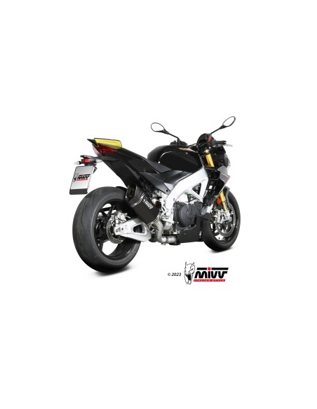 silencioso mivv sr 1 black titanium aprilia rsv4 tuono v4 1100 2021 25 a 019 sr1tb