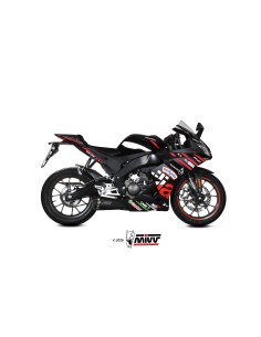 escape completo mivv 1x1 delta race black aprilia rs 125 tuono 125 2025 26 a 022 kdrb 2