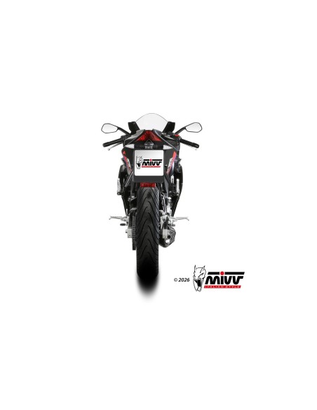 escape completo mivv 1x1 delta race st steel aprilia tuono 125 tuono 125 2025 26