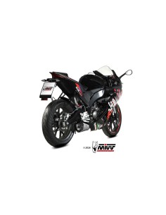 escape completo mivv 1x1 delta race st steel aprilia rs 125 tuono 125 2025 26 2
