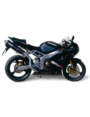 silencioso mivv oval carbono kawasaki zx 6 rr zx 6 r 636 2003 04 ak 009 l3