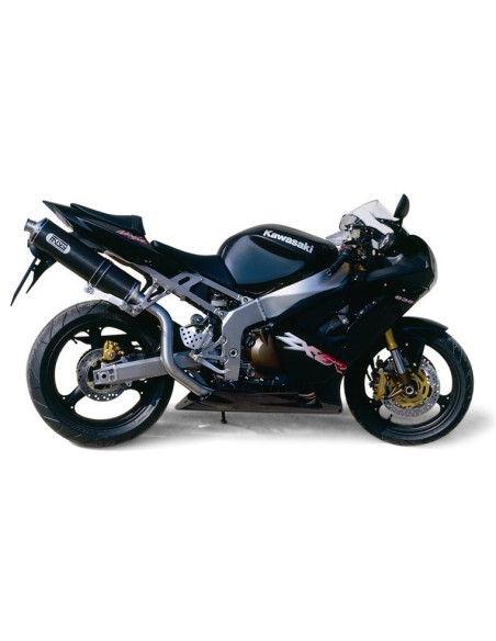 silencioso mivv oval carbono kawasaki zx 6 rr zx 6 r 636 2003 04 ak 009 l3