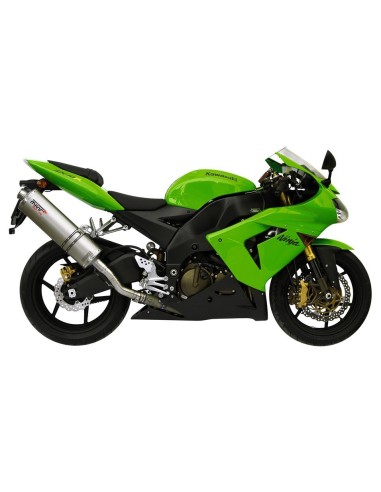 silencioso mivv oval titan kawasaki zx 10 r 2004 05 ak 012 l4
