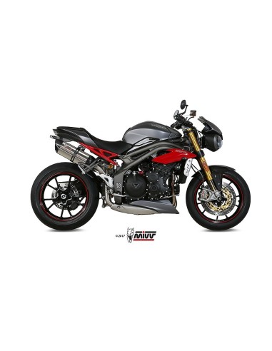 silenciosos mivvsuono st acero carbono triumph speed triple 2016 17 at 016 l7