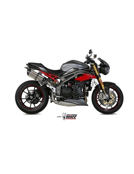 silenciosos mivvsuono st acero carbono triumph speed triple 2016 17 at 016 l7