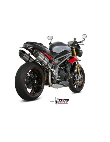 silenciosos mivvsuono st acero carbono triumph speed triple 2016 17 at 016 l7