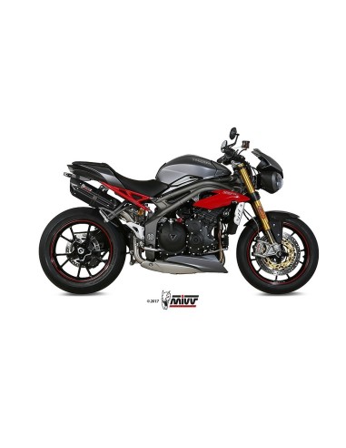 silenciosos mivv suono acero negro carbon triumph speed triple 2016 17 at 016 l9