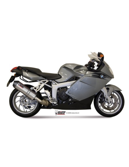 silencioso mivv oval titan c tapa carbono bmw k 1200 r s gt 2005 08 b 003 lnc