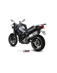 silencioso mivv speed edge st acero carbono bmw f 800 r gt 2009 20 b 008 lrx 2