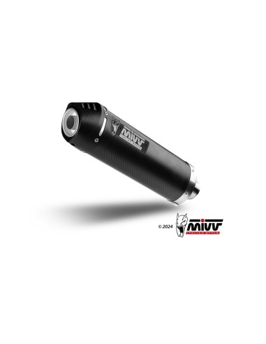 silencioso mivv oval carbono c tapa carbono bmw k 1300 r s 2009 16 b 010 lec