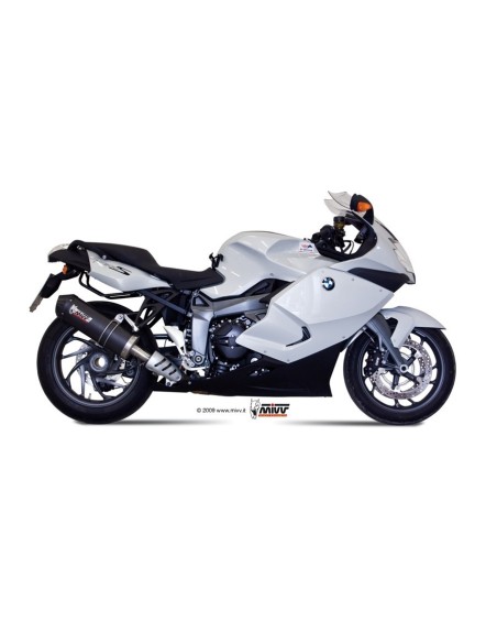 silencioso mivv oval carbono c tapa carbono bmw k 1300 r s 2009 16 b 010 lec