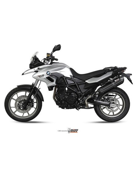 silencioso mivv suono acero negro carbon bmw f 700 gs 2012 17 b 014 l9