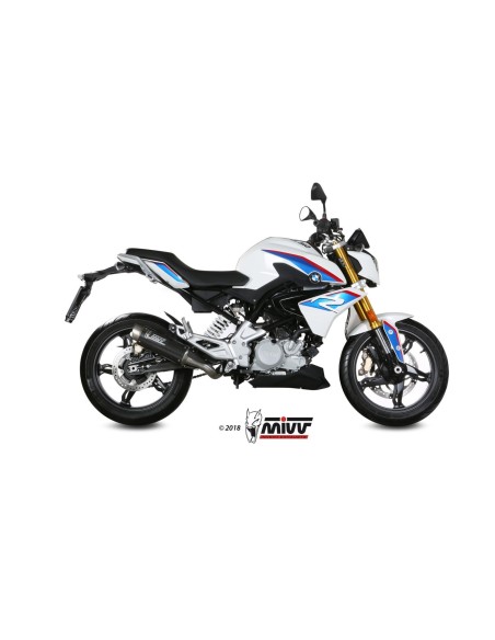 escape completo mivv 1x1 gp pro carbono bmw g 310 r 2018 24 b 032 l2p
