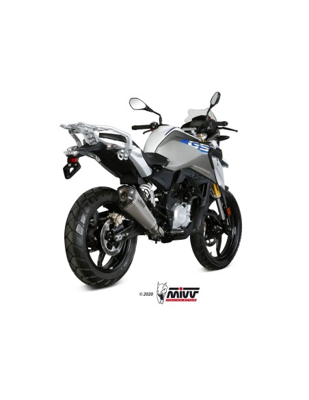 escape completo mivv 1x1 delta race st steel bmw g 310 gs 2017 24 b 035 ldrx