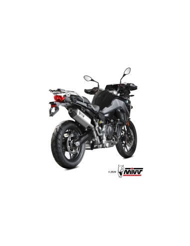 silencioso mivv speed edge st acero carbono bmw f 800 gs 2024 26 b 044 lrx