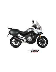 silencioso mivv oval acero negro carbon cf moto 650mt 2021 24 cf 002 lvc 2