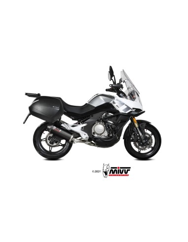 silencioso mivv oval acero negro carbon cf moto 650mt 2021 24 cf 002 lvc