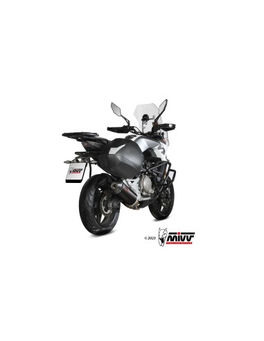 silencioso mivv oval acero negro carbon cf moto 650mt 2021 24 cf 002 lvc