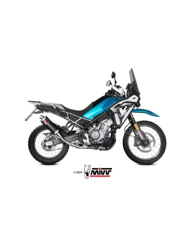 silencioso mivv dakar black cf moto 450mt 2024 26 cf 005 ldkb