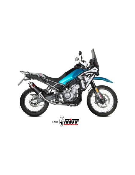 silencioso mivv dakar black cf moto 450mt 2024 26 cf 005 ldkb