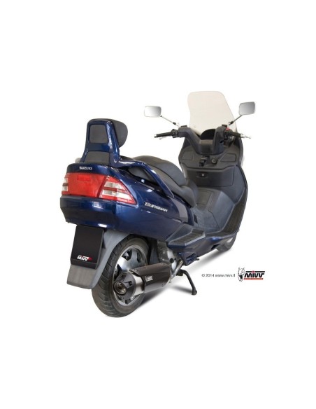 escape completo mivv 1x1 urban st steel suzuki burgman 250 burgman 400 1998 02