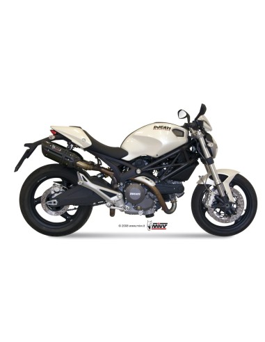 silenciosos mivvsuono acero negro carbon ducati monster 696 2008 14 d 023 l9