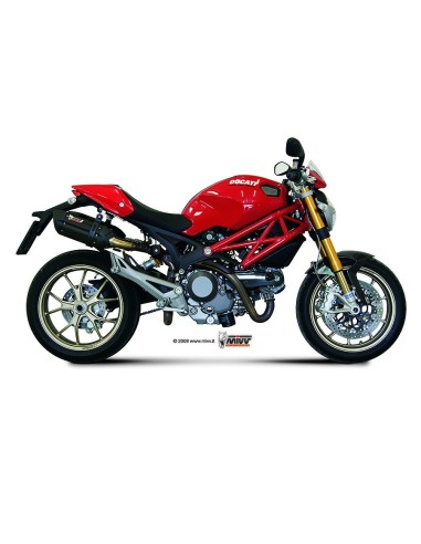 silenciosos mivv suono acero negro carbon ducati monster 795 12 14 796 10 14 1100 08