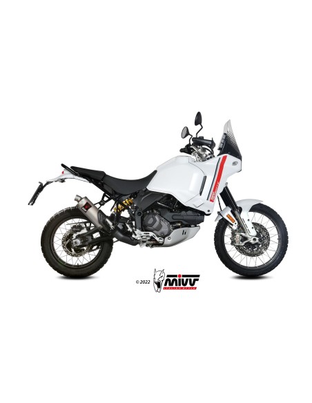 silencioso mivv dakar titanium ducati desert x 2022 25 d 053 ldkt