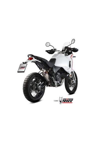 silencioso mivv dakar titanium ducati desert x 2022 25 d 053 ldkt