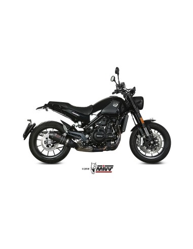 silencioso mivv oval carbono c tapa carbono benelli leoncino 2019 25 e 002 l3c