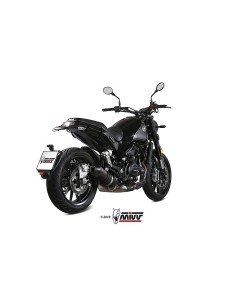 silencioso mivv oval carbono c tapa carbono benelli leoncino 2019 25 e 002 l3c 2