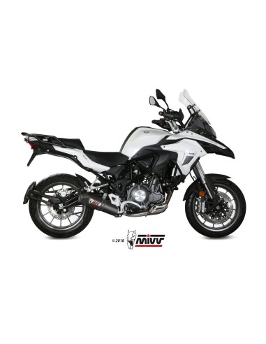 silencioso mivv oval carbono c tapa carbono benelli trk 502 2017 25 e 003 l3c