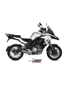 silencioso mivv oval titan c tapa carbono benelli trk 502 2017 24 e 003 l4c
