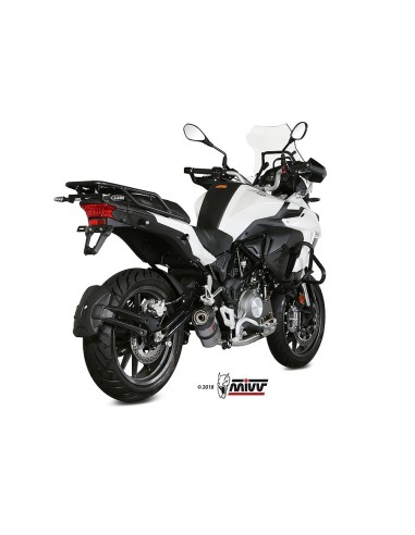 silencioso mivv oval titan c tapa carbono benelli trk 502 2017 24 e 003 l4c