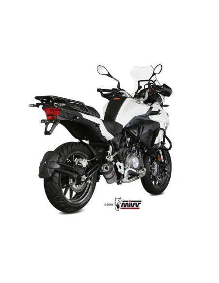 silencioso mivv oval titan c tapa carbono benelli trk 502 2017 24 e 003 l4c